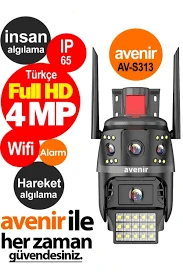Avenir Avenir AV-S313 Pro Speed Dome 12 MP 360 Derece Gece Görüşlü IP Wi-Fi Güvenlik Kamerası ürün görseli 1