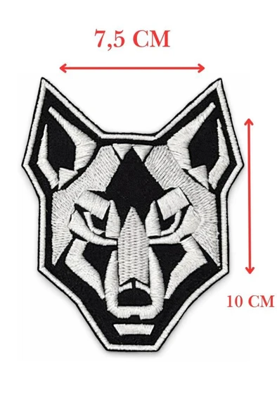 Single Sword Nakış Patch - Kurt Peç - Resim 2