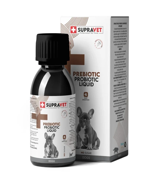 Supravet Köpekler İçin Sıvı Prebiyotik Ve Probiyotik Takviye 100 Ml ürün görseli 1