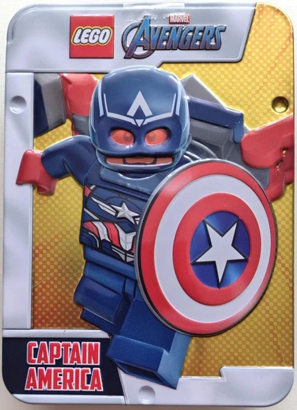 LEGO Super Heroes 242506 Captain America Metal Box (Rectangular Box Version) ürün görseli 1