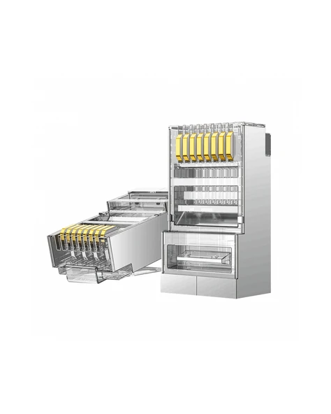 UGREEN CAT6 RJ45 Metal Jak Konnektör 10’lu Paket, 20333 ürün görseli 1