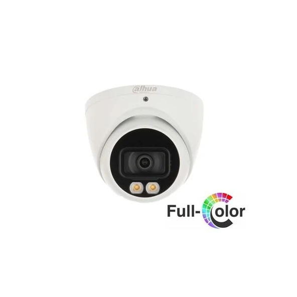 Dahua Hac-Hdw1209Tq-A-Led-0280B 2Mpix  40 Mt Gece Gör., 2,8Mm Lens, Full Color,Dahili Mikrofon, 4 In 1, Dome Kamera ürün görseli 1