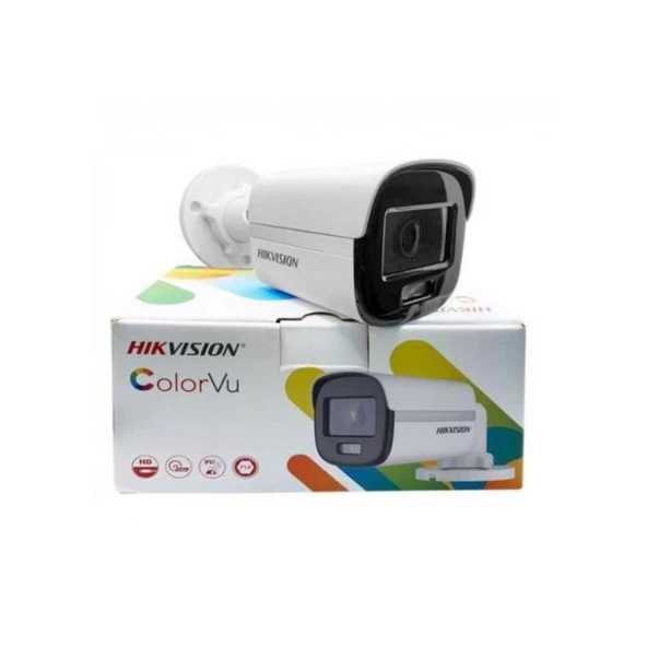 Hikvision DS-2CE10Df0T-PF 2MP 20Mt Gece Görüşü, 3,6Mm Lens, Full Time Color, Color Vu Bullet Kamera ürün görseli 1