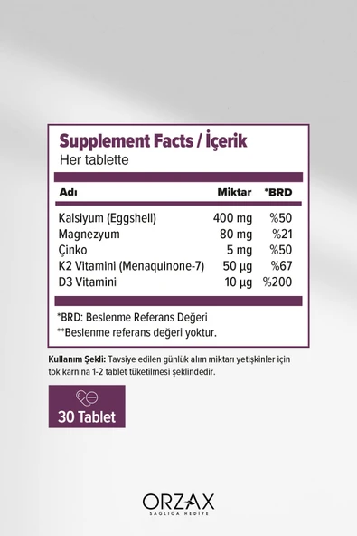 OP K2 Vitamini + Kompleks Formül 30 Tablet - Resim 2