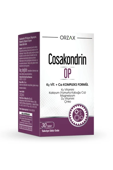 OP K2 Vitamini + Kompleks Formül 30 Tablet ürün görseli 1