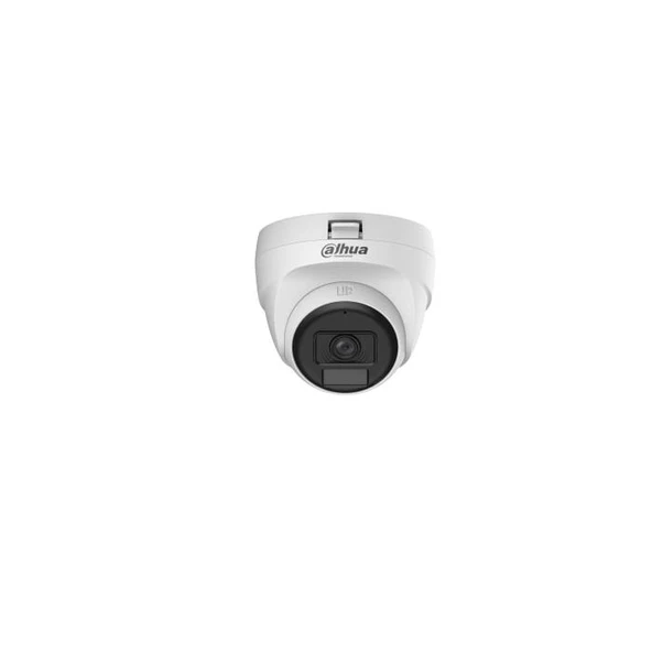 DAHUA HAC-T1A21-U-IL(-A) 2MP 2.8MM DUAL LIGHT 25MT HD-CVI DAHİLİ SESLİ IR DOME KAMERA ürün görseli 1