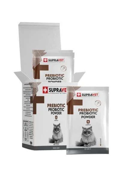 Supravet Probiyotik Kedi Toz Takviyesi 30 X 1 Gr ürün görseli 1