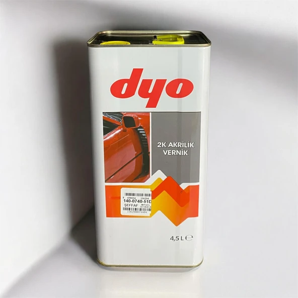 DYO 2K 0740 2K AKRİLİK VERNİK GL 4,5LİTRE ürün görseli 1