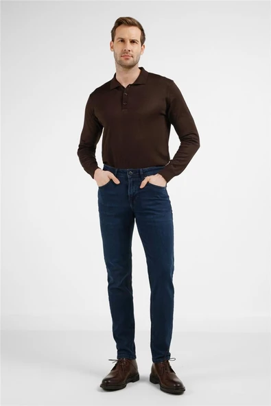Lacivert 5 Cep Slim Fit Denim Pantolon 1023255169 ürün görseli 1