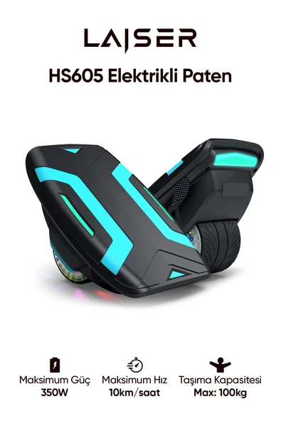 Laiser HS605 elektrikli paten 350W Led ışıklı ürün görseli 1