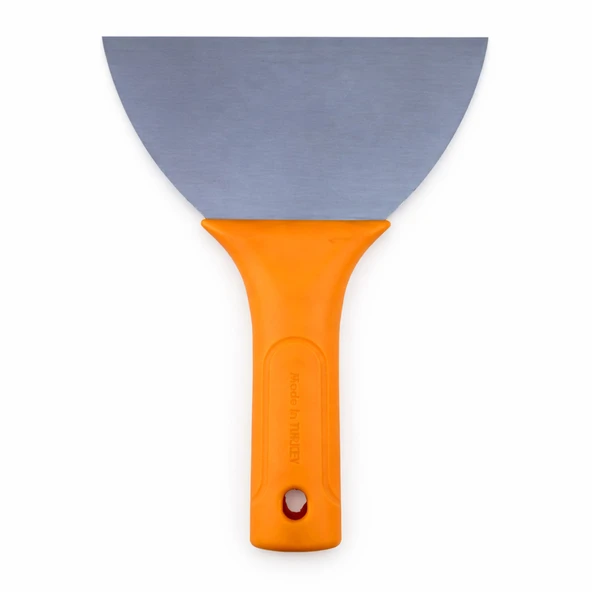 Spatula Plastik Saplı Sap Takmalı 160 mm Dayanıklı Paslanmaz Çelik Yüzey Çok Amaçlı İnşaat Spatulası ürün görseli 1