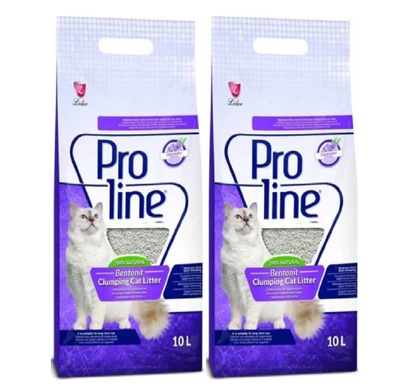 Proline Lavanta Kokulu Kedi Kumu 10Lt 2 Adet ürün görseli 1