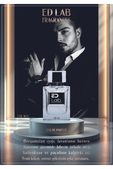 EDLAB Fragrances EDL/M022 Erkek Parfüm (Afrodızyak Etkili) 50 ml ürün görseli 1