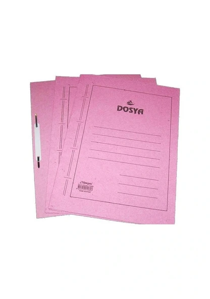 Özkan Tam Kapak Telli Dosya Karton Pembe 50 Li Paket 34x 27 Cm ürün görseli 1