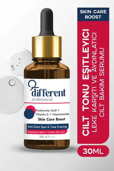 DİFFERENT PROFESİONAL Cilt Tonu Eşitleyici Leke Karşıtı ve Aydınlatıcı Cilt Bakım Serumu 30ml ürün görseli 1