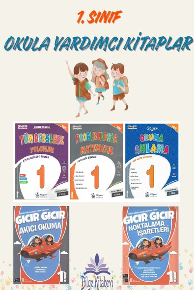 1. Sınıf (2.Dönem) Turuncu Üçlük Set + Gıcır Gıcır Akıcı Okuma + Noktalama İşaretleri ürün görseli 1