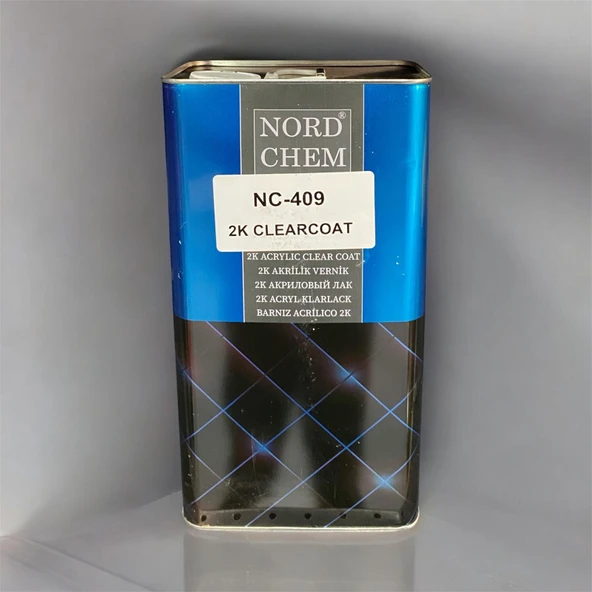 NORD CHEM 2K CLEARCOAT AKRİLİK VERNİK GL 5 LİTRE NC-409 ürün görseli 1