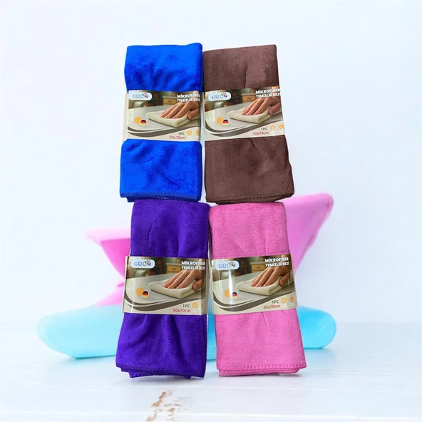 GÜL NO628 50CM *70CM MİKROFİBER TEMİZLİK BEZİ 1 ADET ürün görseli 1
