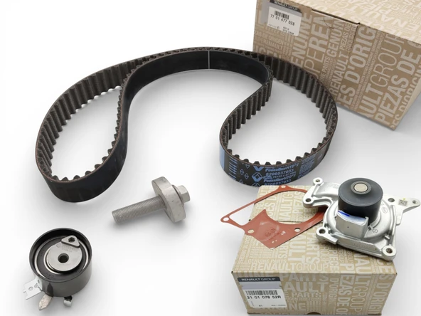Renault 1.5 dCi Triger Seti Devirdaim Komple Set - Clio Megane Fluence Captur Symbol Duster Sandero Lodgy Logan Nissan Qashqai Juke Micra Note - 7701477028 - 210107852R - 7701476571 - 7701477012 - 770 ürün görseli 1