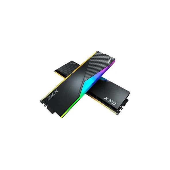 AX5U6400C3248G-DCLARBK  XPG Lancer Siyah RGB DDR5-6400Mhz CL32 96GB (2x48GB) Dual Kit (32-39-39) 1.40V ürün görseli 1