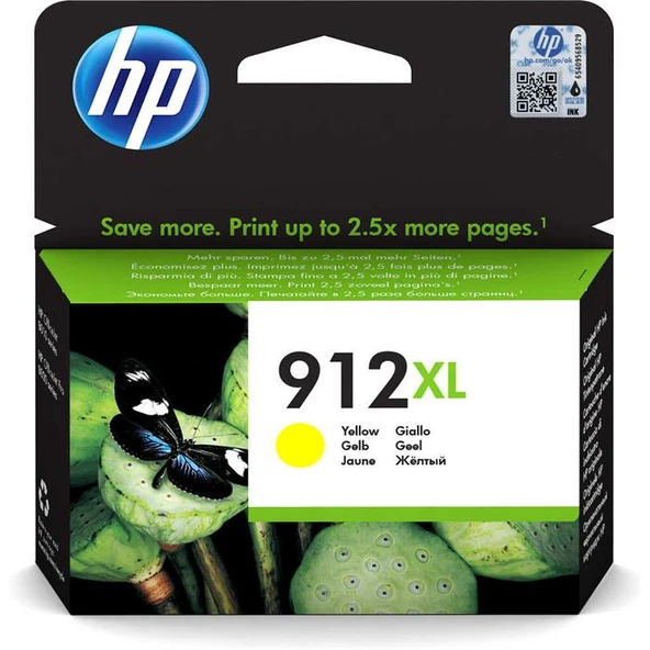 HP 912XL 3YL83AE Sarı Kartuş ürün görseli 1