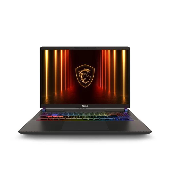 MSI NB VECTOR 16 HX AI A2XWIG-090XTR ULTRA 9 275HX 16GB DDR5 RTX5080 GDDR7 16GB 1TB SSD 16.0 QHD+ 240Hz DOS ürün görseli 1