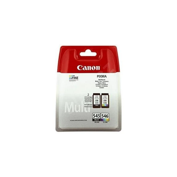 CANON PG-545/CL-546 MULTIPACK MUREKKEP KARTUS 2 LI + KAGIT HEDIYELI ürün görseli 1