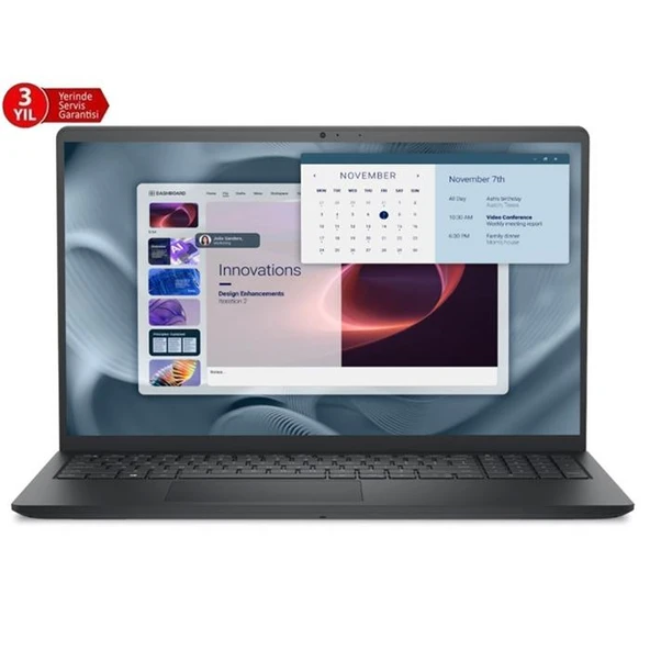 Dell Pro 15 Essential i7 1355-15.6-16G-512SSD-Dos PV15250_007_UBU ürün görseli 1
