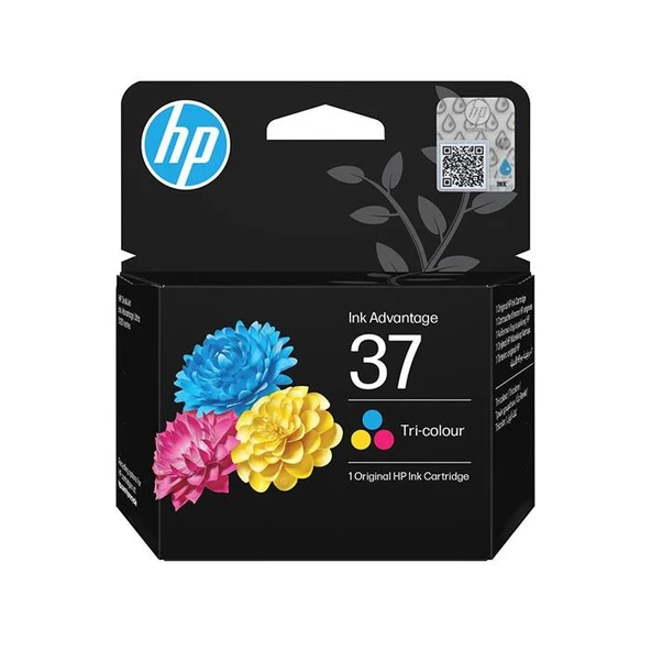 HP 37 7FP44AE Renkli Kartuş ürün görseli 1
