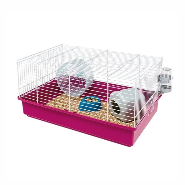Ferplast Criceti 9 Beyaz Demirli Hamster Kafesi 46x29x23 cm ürün görseli 1