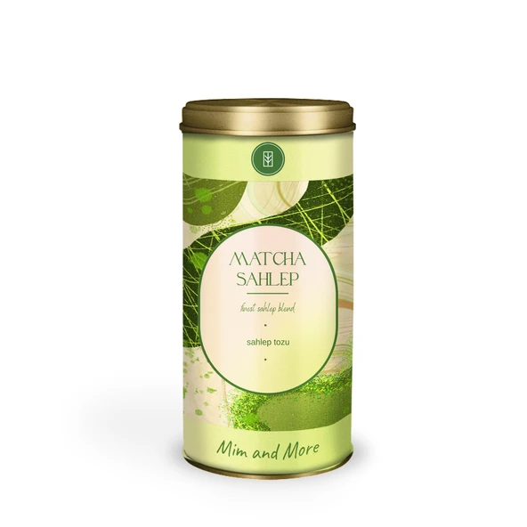 Matcha Salep Tin, 200 Gr ürün görseli 1