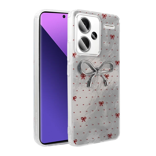 Redmi Note 13 Pro Plus 5G Kılıf Kamera Çıkıntılı Parlak Figürlü Shiny Happy Silikon Kapak ürün görseli 1