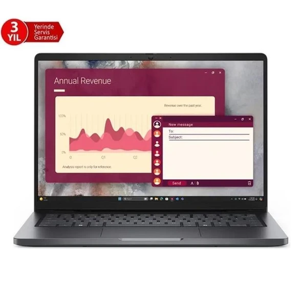 Dell Pro 14 Core7 150U- 14-16G-512SSD-Dos PC14250_C7165UBU ürün görseli 1