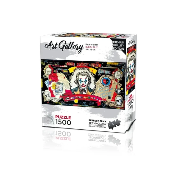 Back to Black Puzzle 1500 Parça ürün görseli 1