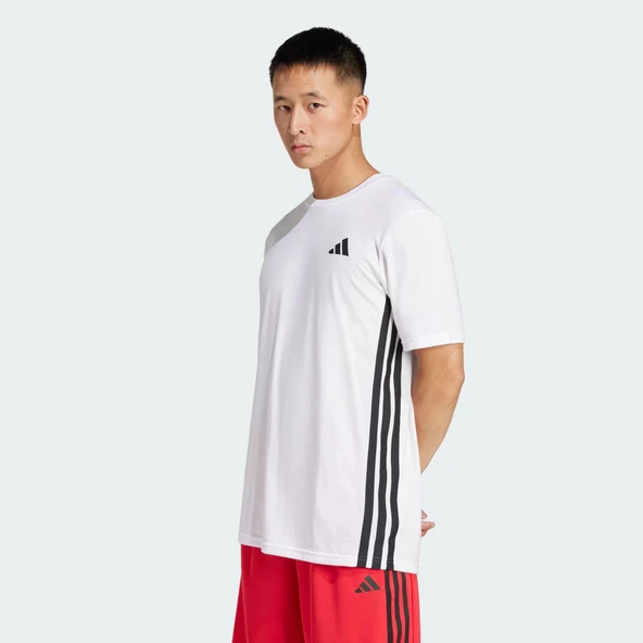 Adidas JD0171 TR-ES FR 3S TRAİN ESSENTİALS TRAİNİNG FEELREADY 3-STRİES ERKEK TSHİRT ürün görseli 1