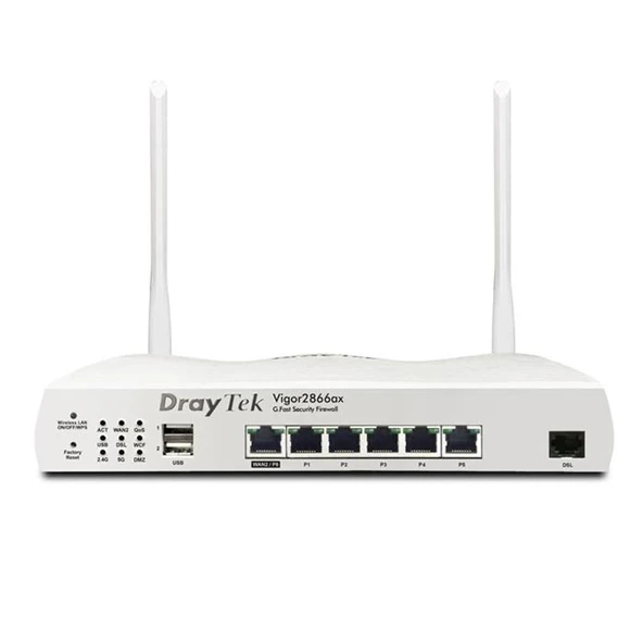 Draytek Vigor 2866ax VDSL2&ADSL2 Dual-WAN Firewall VIGOR 2866AX ürün görseli 1