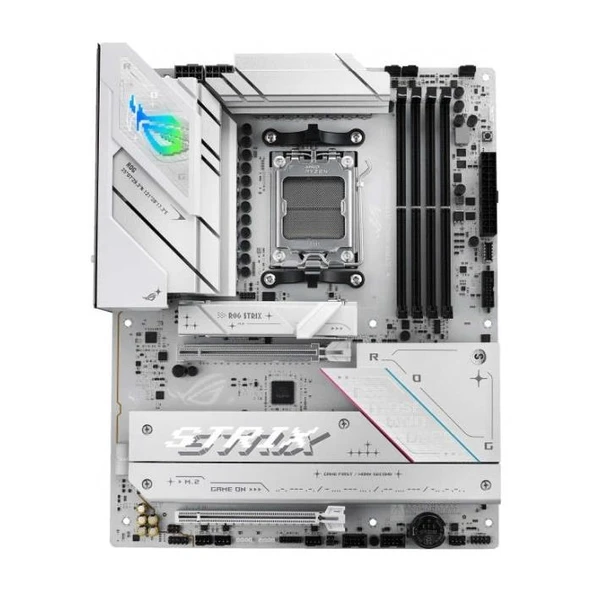 ASUS ROG STRIX B850-A GAMING WIFI AMD B850 AM5 DDR5 6400 DP HDMI 3X M2 USB3.2 WİFİ 6E BT AURA RGB 2.5GBİT LAN ATX ARMOURY CRATE AI SUİTE 3 PCIE SLOT Q RELEASE ürün görseli 1