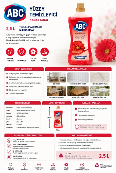 Abc Yüzey Temizleyici 2500 ml ürün görseli 1