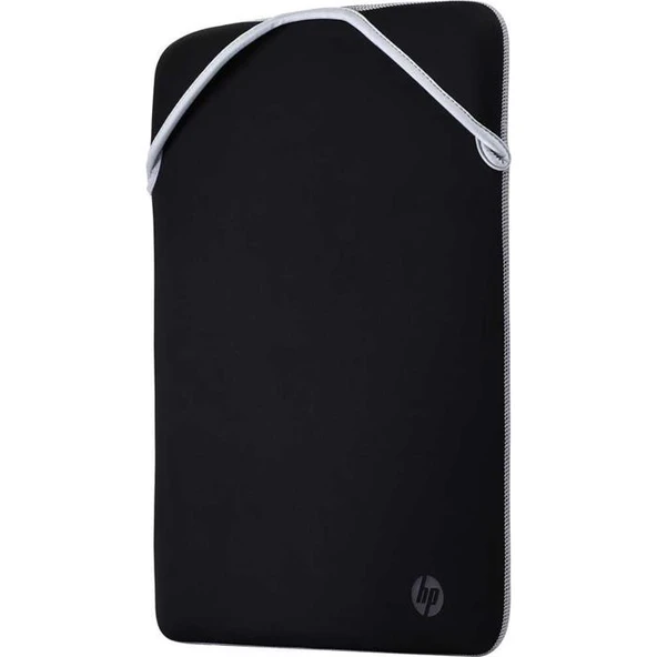 HP 2F2K5AA REVERSIBLE PROTECTIVE BLACK/SILVER 15.6 LAPTOP SLEEVE - Resim 2