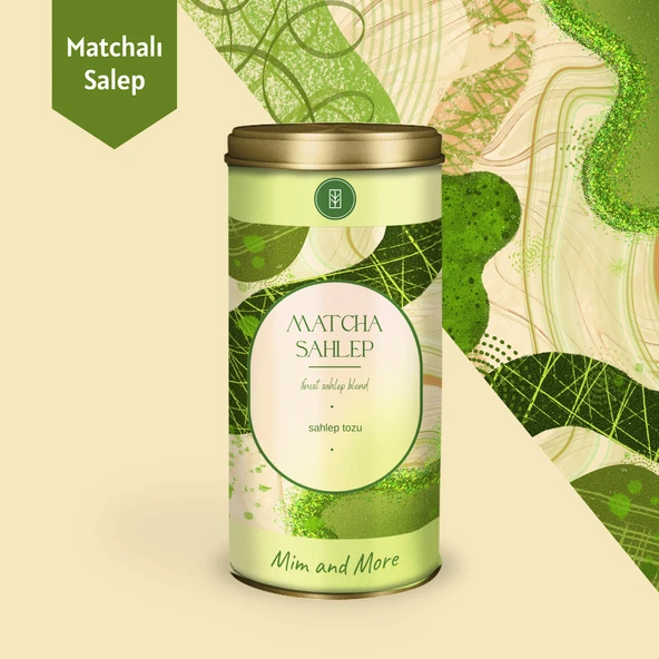 Matcha Salep Tin, 200 Gr - Resim 2