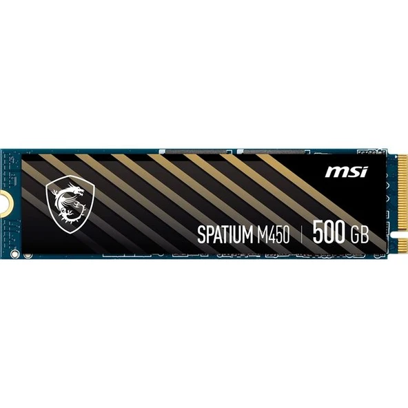 MSI 500GB SPATIUM M450 PCIe 4.0 NVMe M.2 500GB M2 SSD 3600-2300MB/s ürün görseli 1