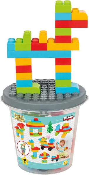 Pilsan Midi Blocks 49 Parça Yapı Oyuncak - Resim 3