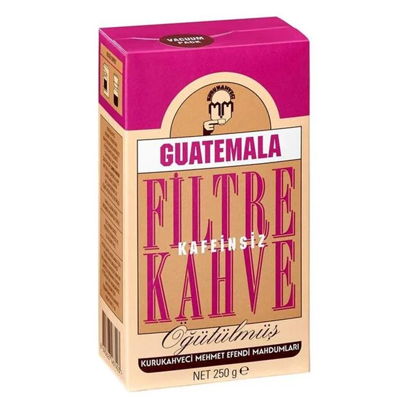 Mehmet Efendi 250gr  Guatemala Filtre (Kafeinsiz) ürün görseli 1