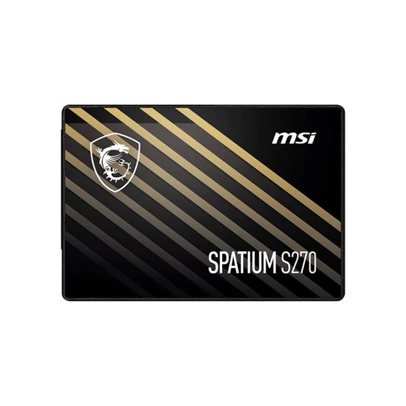 MSI 480GB SPATIUM S270 SATA 2.5"  480GB 500-400MB/s Ssd ürün görseli 1