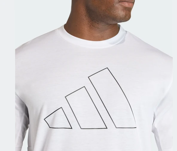 adidas Performance Workout Essentıals Feelready Logo Tişört KE0421 - Resim 5