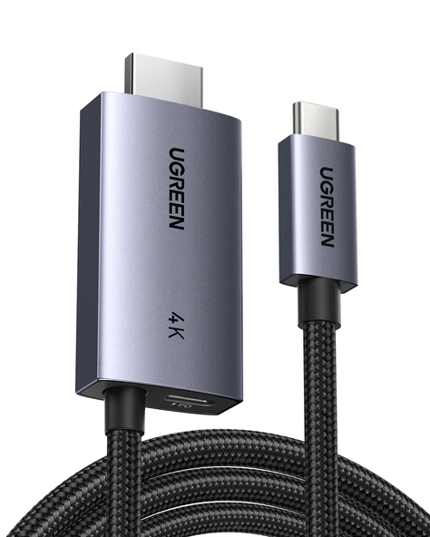 UGREEN USB-C to HDMI 4K Kablo, 2 Metre, 55330 ürün görseli 1