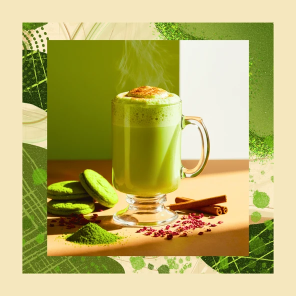 Matcha Salep Tin, 200 Gr - Resim 5