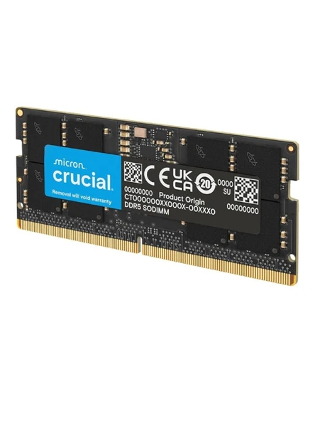 CRUCİAL 32GB DDR5 4800Mhz CL40 1.1V SODIMM Notebook Ram 483482 CT32G48C40S5 C16FPD ürün görseli 1