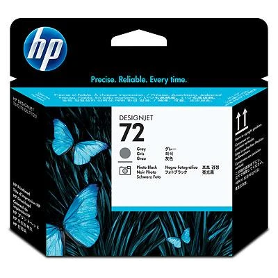 HP 72 Black-Gray Siyah-Gri Baskı Kafası C9380A ürün görseli 1