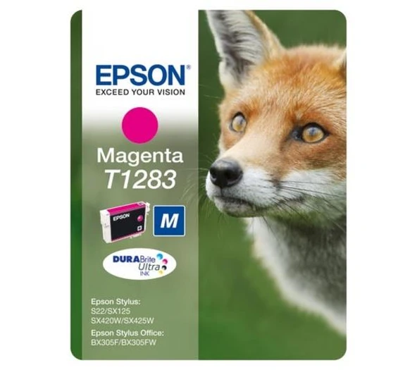 Epson BX305 SX125-425 Magenta Kırmızı Mürekkep Kartuş T12834022 ürün görseli 1